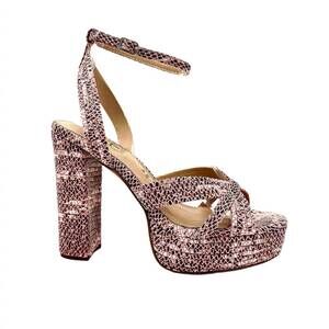 NEW EXE women's ophelia platform heel in pink snake